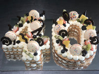 Layered Cream Tart (Double Number/Letter)