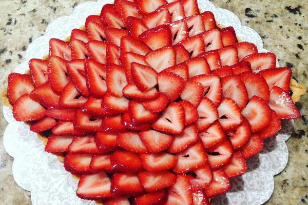 Strawberry Ganache Tart